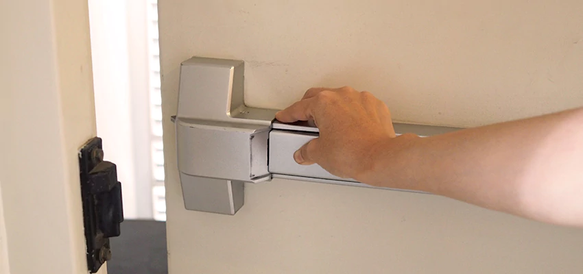 Roller Gate Panic Bar Installation in Truckee, California